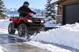 Read more about the article Why Honda ATVs Are One of the Best Choices for Plowing Snow in Montana